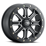 ITP Inertia Beadlock 14x7 / 4x137 BP / 50mm Offset Matte Black w/ Machined Accents Wheel