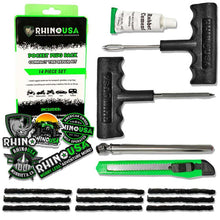 Load image into Gallery viewer, Rhino USA 14-Piece Compact Tire Repair Plug Kit - Powersports Haven