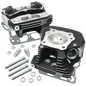 S&S Cycle 08-16 Touring Super Stock 89cc Cylinder Head Kit - Wrinkle Black - Powersports Haven
