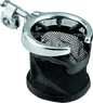 Kuryakyn Universal Passenger Drink Holder With Basket Black & Chrome - Powersports Haven