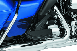 Kuryakyn Adjustable Passenger Pegs With Small ISO Pegs Black - Powersports Haven