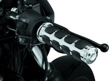 Load image into Gallery viewer, Kuryakyn Premium ISO Grips Without Throttle Boss Throttle-By-Wire Chrome - Powersports Haven