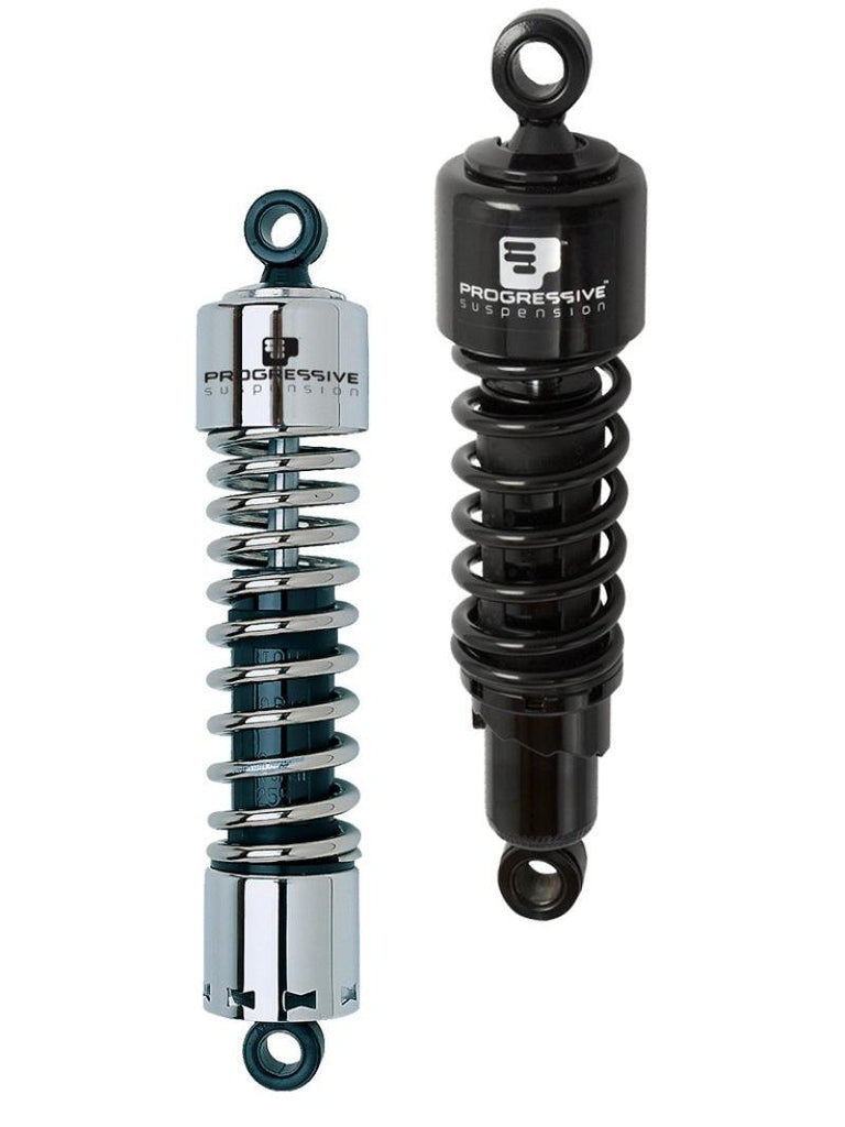 Progressive Cruiser 412 Series Shocks 12.5in - Chrome - Powersports Haven