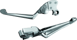 Kuryakyn Boss Blades With Adjustable Clutch 96-Up Cable Chrome