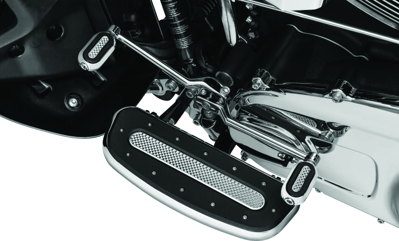 Kuryakyn Heavy Industry Driver Floorboards Chrome - Powersports Haven
