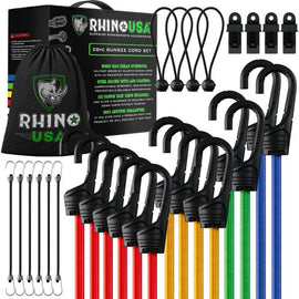 Rhino USA 28Pc Bungee Cord Assortment - Powersports Haven