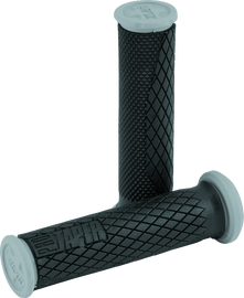 ProTaper Full Diamond Dual Density ATV Grips - Black/Gray - Powersports Haven