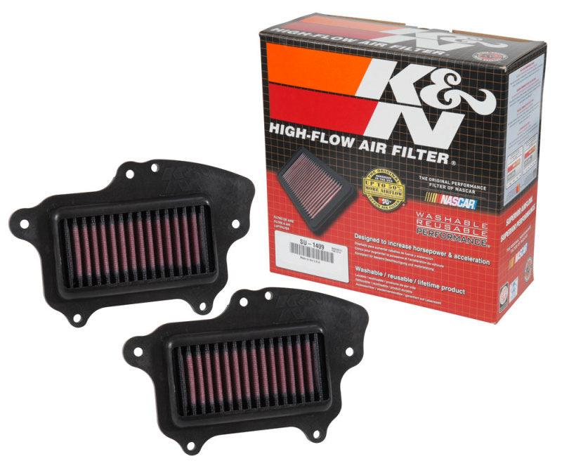 K&N 16-17 Suzuki Boulevard M90 1462CC Replacement Drop In Air Filter (Set of 2) - Powersports Haven