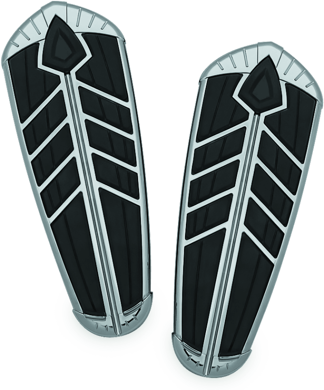 Kuryakyn Spear Driver Floorboard Inserts Indian Chrome - Powersports Haven