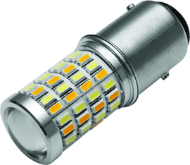 Kuryakyn L.E.D. Bulb 1157 White/Amber - Powersports Haven