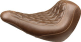 Mustang 18-21 Harley Low Rider, Sport Glide Wide Tripper Solo Seat Diamond Stitch - Brown