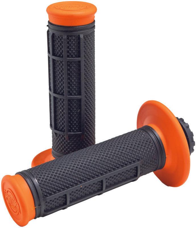ProTaper Pro Series Clamp On 1/2 Waffle Orange/Black - Powersports Haven