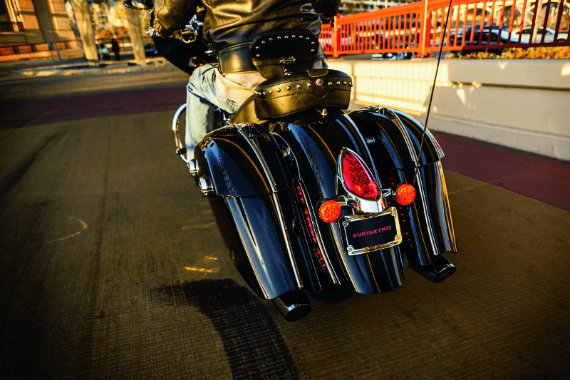 Kuryakyn Saddlebag Top Trim Indian Chrome - Powersports Haven