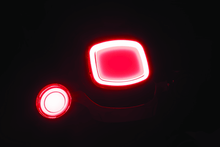 Load image into Gallery viewer, Kuryakyn Tracer L.E.D. Front Turn Signal Insert, Red Light, Smoke Lens 1156 - Powersports Haven
