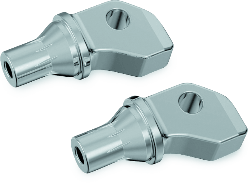 Kuryakyn Tapered Peg Adapters Scout & Octane Chrome - Powersports Haven