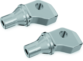 Kuryakyn Tapered Peg Adapters Scout & Octane Chrome - Powersports Haven
