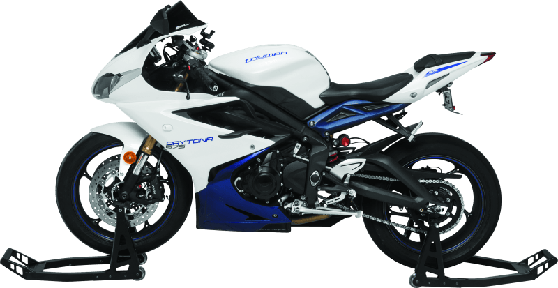 BikeMaster Universal Aluminum Stand - Front - Black - Powersports Haven