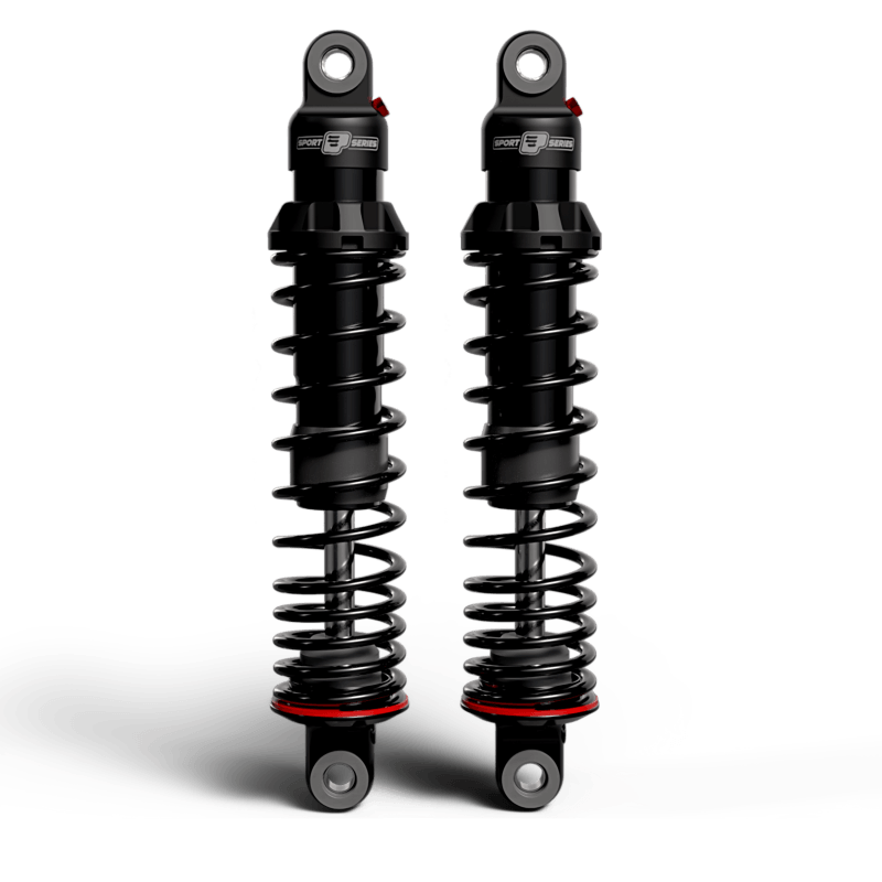 Progressive 06-17 Harley Dyna 494 Series Shocks 12.5in Bearing - Black - Powersports Haven