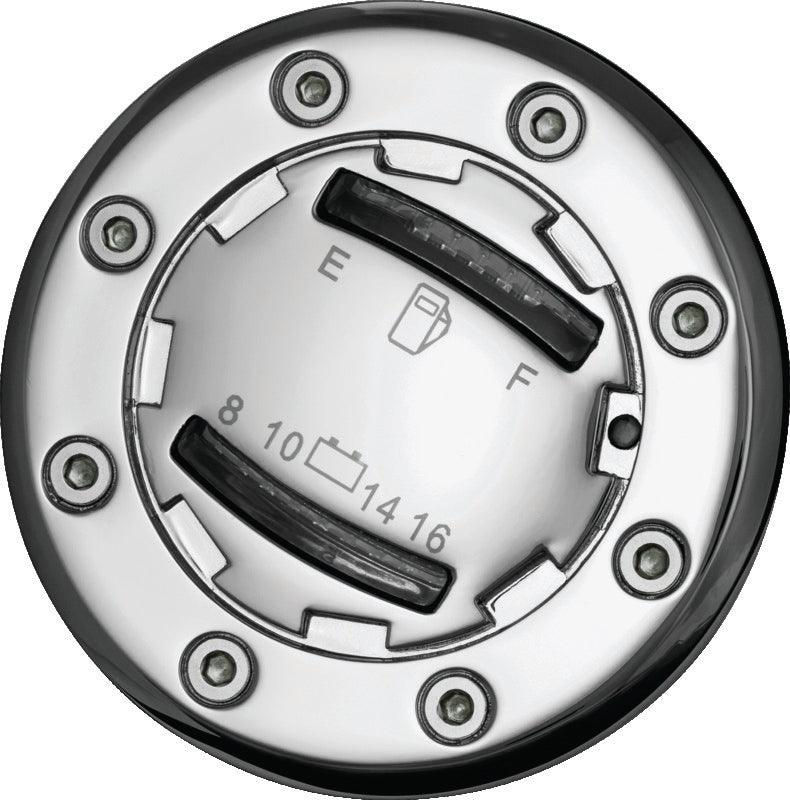 Kuryakyn Informer LED Fuel & Battery Gauge Chrome - Powersports Haven