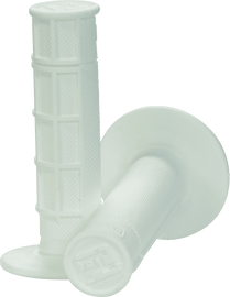 ProTaper Race Cut 1/2 Waffle Grips - White - Powersports Haven