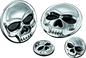 Kuryakyn Replacement Components Zombie Medallions 1in Diameter Chrome - Powersports Haven