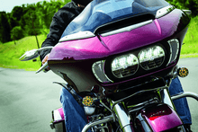 Load image into Gallery viewer, Kuryakyn Windshield Side Trims Chrome - Powersports Haven