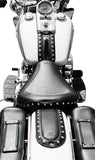 Mustang 04-21 Harley Sportster 4.5 Wide Touring Solo Seat w/Driver Backrest - Black