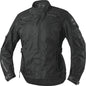 First Gear Voyage Jacket Black/Grey Womens - Large - Powersports Haven