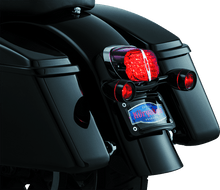 Load image into Gallery viewer, Kuryakyn Bullet Light Rear Turn Signal Bar Gloss Black - Powersports Haven
