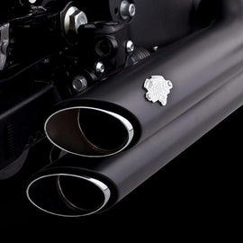 Vance & Hines HD Sportster 14-22 Shortshots Staggered Black Full System Exhaust - Powersports Haven