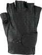 Kuryakyn Leather By River Road Tucson Shorty Gloves Black - XL - Powersports Haven