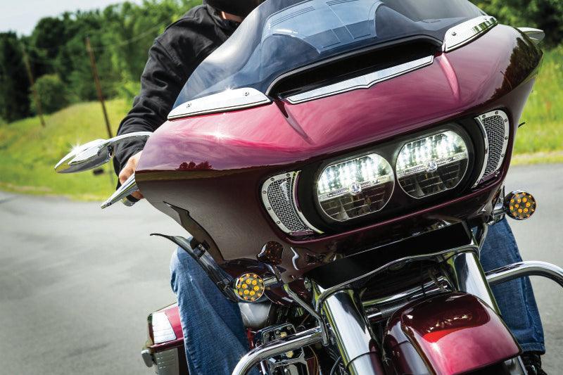 Kuryakyn Teardrop Mirrors Chrome - Powersports Haven