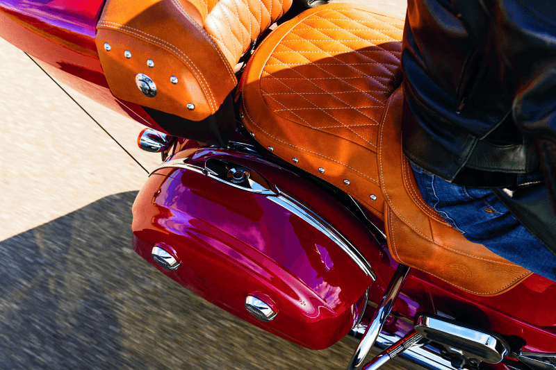 Kuryakyn Saddlebag Top Trim Indian Chrome - Powersports Haven