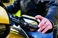 Load image into Gallery viewer, Kuryakyn Heavy Industry Mirrors Chrome/Black - Powersports Haven