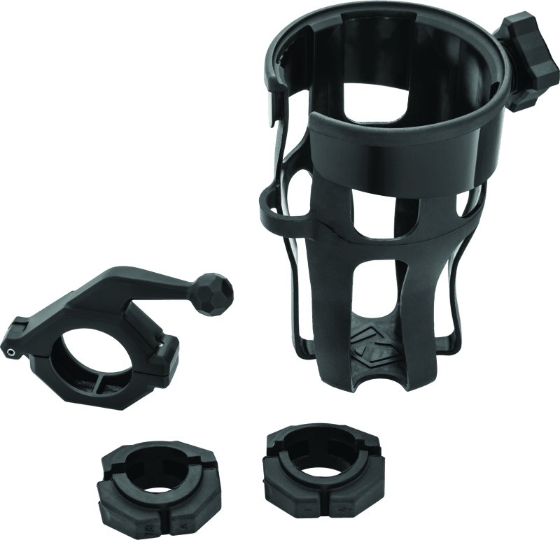 Kuryakyn Universal Reflex Drink Holder With Bar Mount Black - Powersports Haven