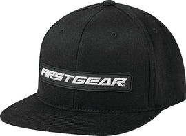 First Gear Snapback Hat - Black - Powersports Haven