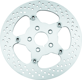 Bikers Choice 00-17 Big Twin 11.5 Inch Polished Front Stainless Mirror Fltg Rotor Repl H-D 44156-00 - Powersports Haven