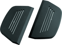 Load image into Gallery viewer, Kuryakyn Premium Passenger Board Inserts 86-Up Touring Models Black - Powersports Haven