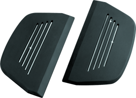 Kuryakyn Premium Passenger Board Inserts 86-Up Touring Models Black - Powersports Haven