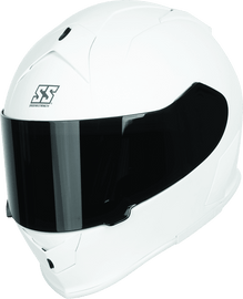 Speed Helmet and Strength SS900 Solid Speed Helmet Matte White - Medium - Powersports Haven