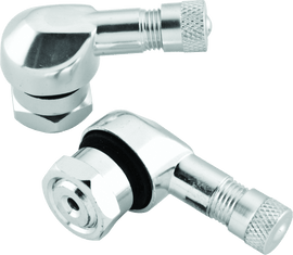 BikeMaster Valve Stem 2/Piece Pack Silver - Powersports Haven