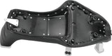 Mustang 08-21 HD Electra Glide,Rd Glide,Rd King,Str Glide Driver Backrest - Black w/ Grey Stitching