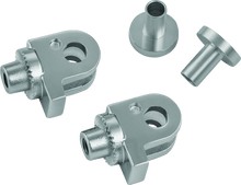 Load image into Gallery viewer, Kuryakyn Splined Peg Adaptor Triumph Chrome - Powersports Haven