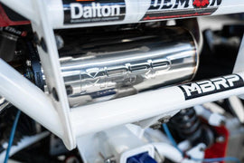 MBRP 2011+ Polaris Sportsman Touring 850 T304 Stainless Single Slip-On Performance Series - Powersports Haven