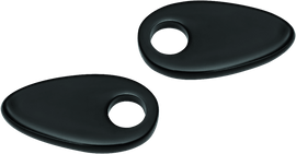 Kuryakyn Fender Strut Cover Plates Gloss Black - Powersports Haven