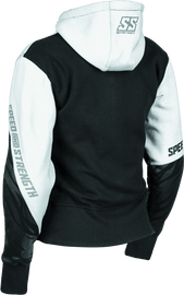 Speed and Strength Cat Outa Hell Hoody White/Black Womens - XS - Powersports Haven