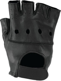 Kuryakyn Leather By River Road Hollister Shorty Gloves Black - XL - Powersports Haven
