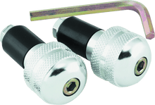 Load image into Gallery viewer, BikeMaster Anti Vibration Bar Ends - Silver - Powersports Haven