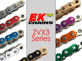 Vortex Racing EK 525 ZVX3 Rivet Master 120 Links- Metallic Green