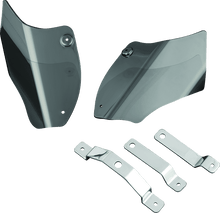 Load image into Gallery viewer, Kuryakyn Saddle Shields Heat Deflectors 00-17 Softail Smoke - Powersports Haven